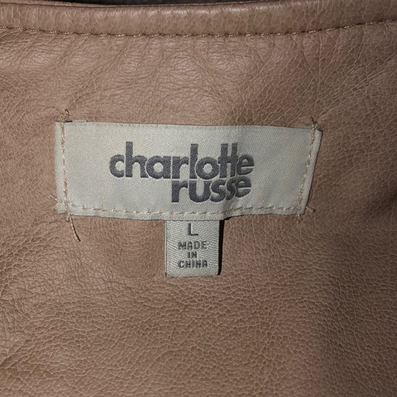 Charlotte Russe Faux Leather Jacket - Picture 4 of 7